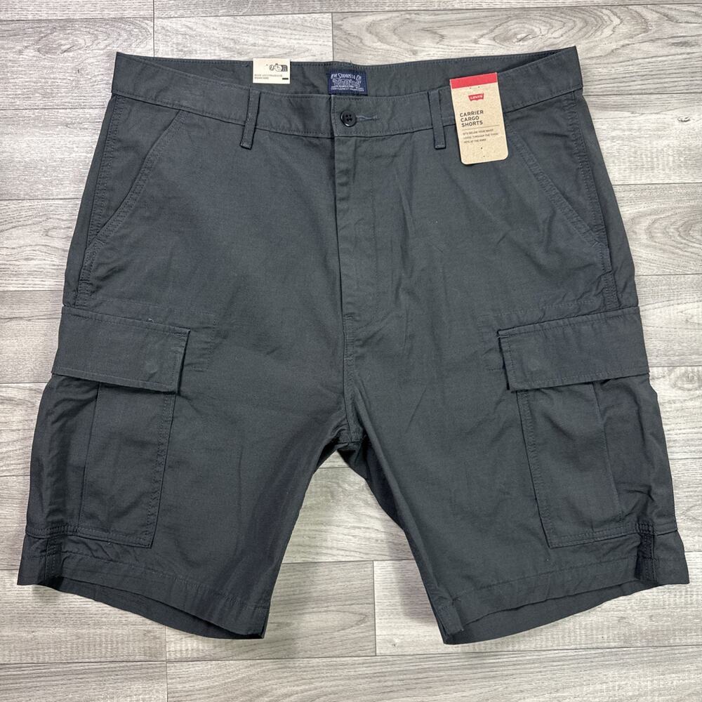 Levi Strauss & Co Carrier Cargo Shorts Dark Gray sz 38